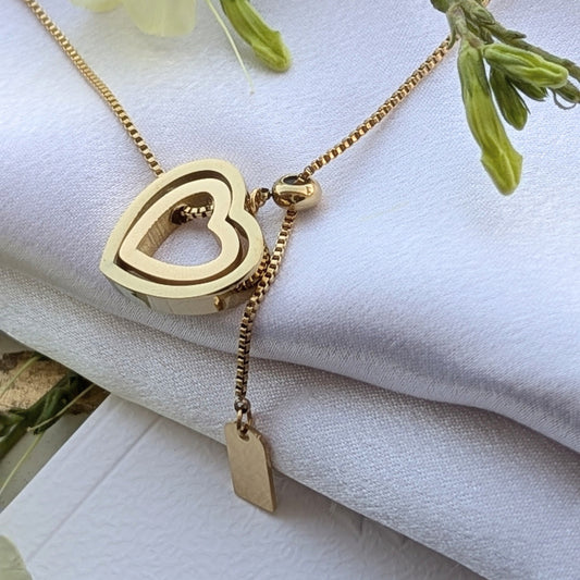 Golden Heart Necklace